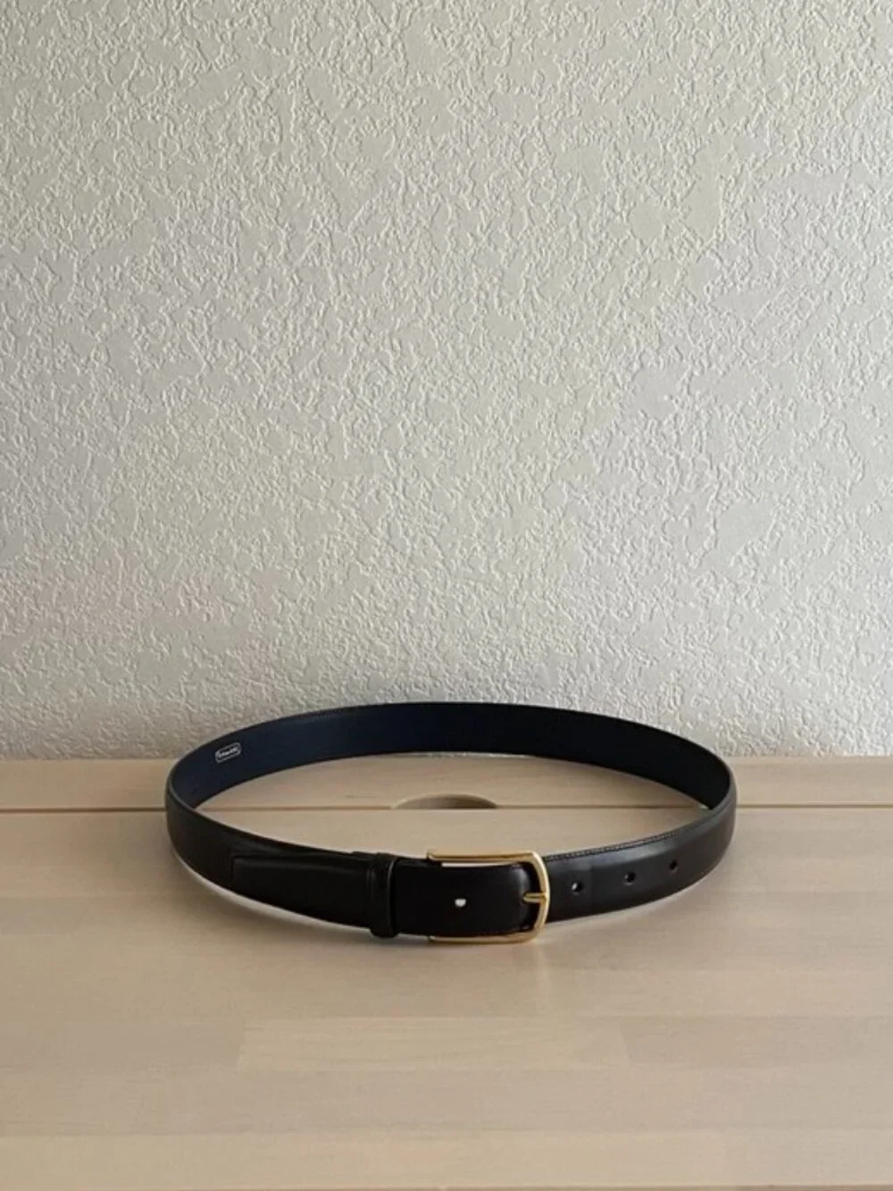 Coach Genuine Box Calf Leather Belt